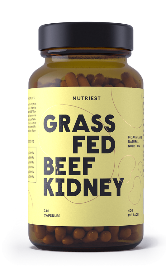 Dried organic grass-fed kidney - anti-histamine with DAO