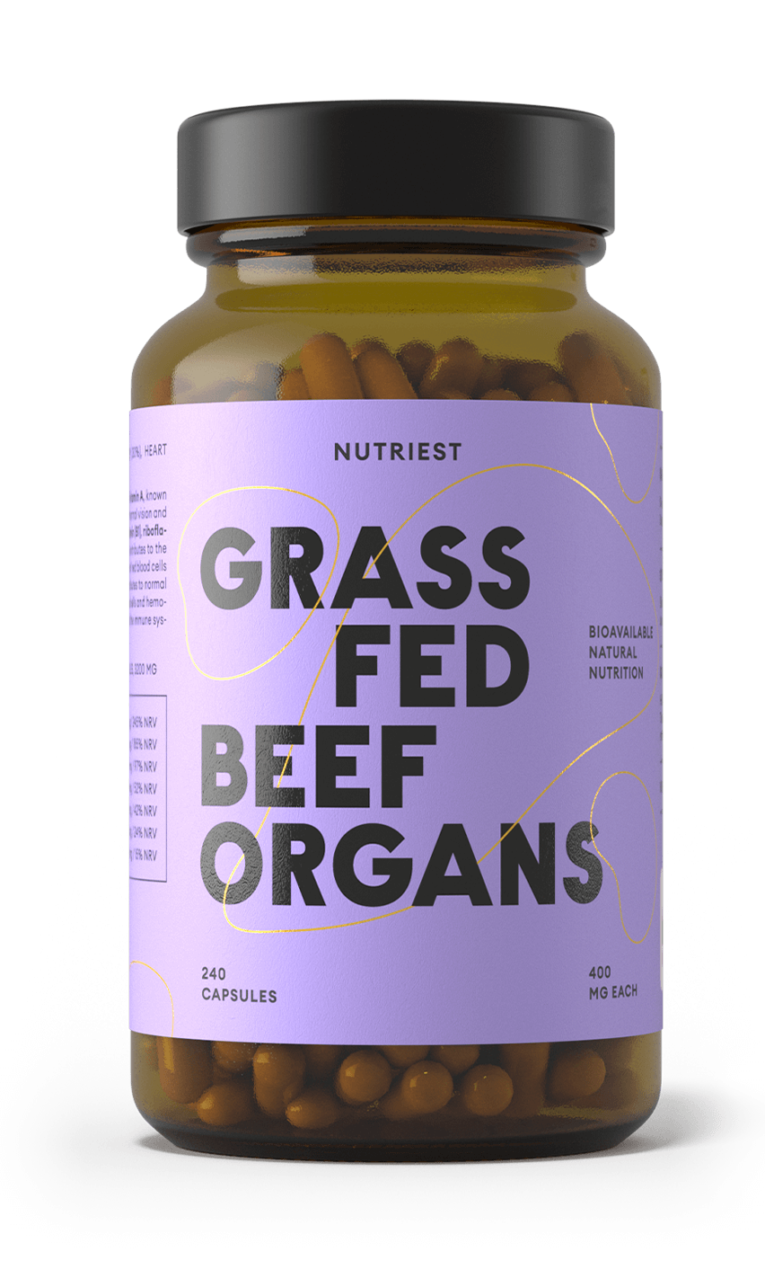 Dried organic pasture beef organ complex - the balance