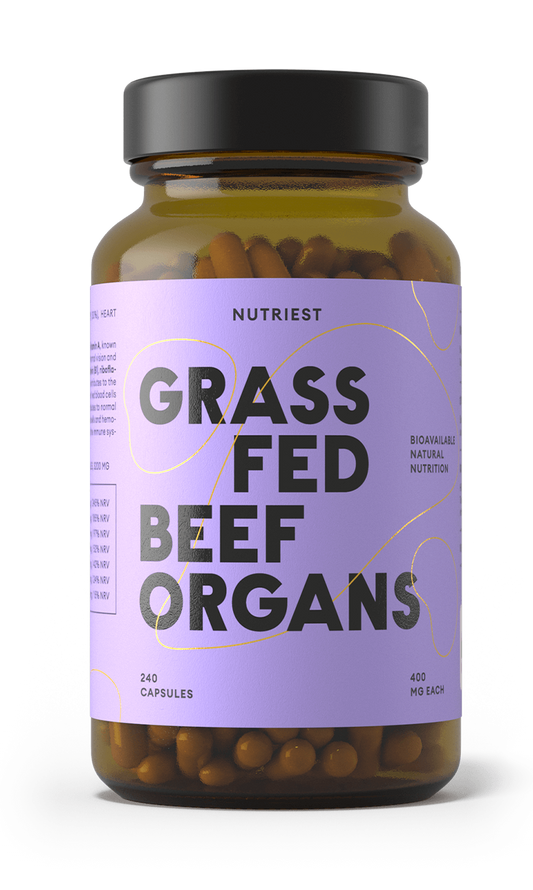 Dried organic pasture beef organ complex - the balance